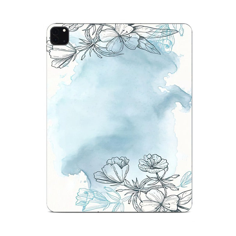 Watercolor Blue Spring Ipad