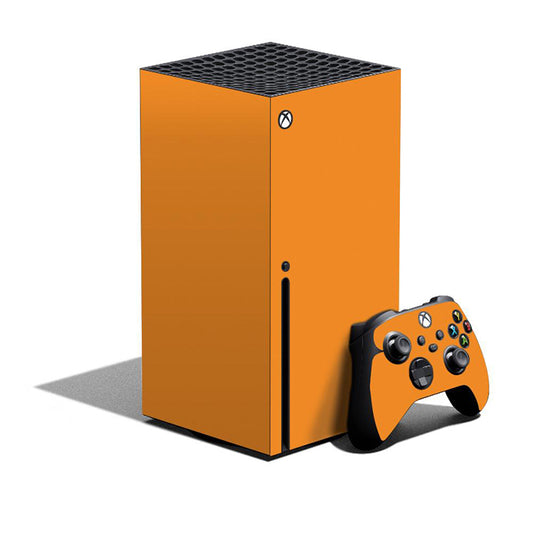 Solid Orange Xbox Series X