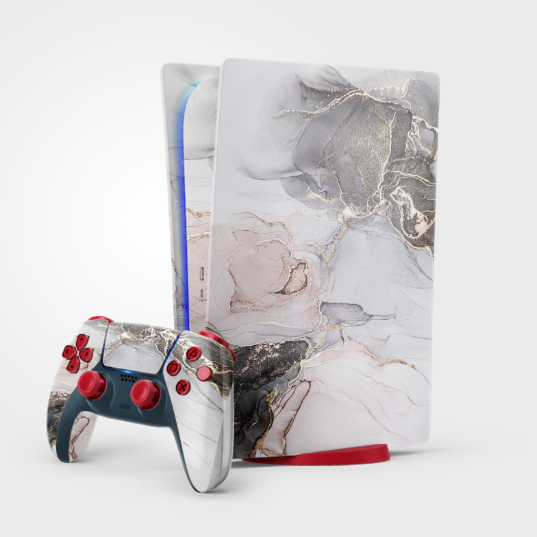 Glitter Glam Marble Playstation 5