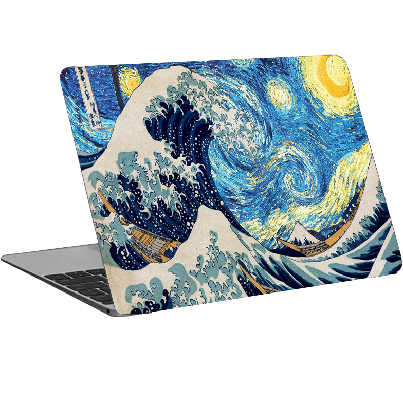 The Great Wave Under The Starry Night