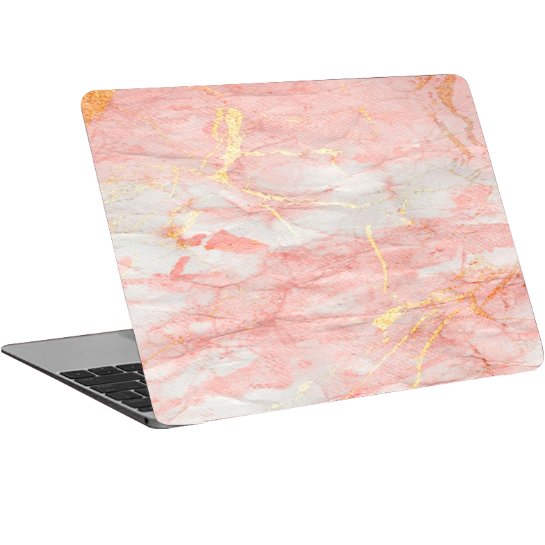 Pink And Gold Marble