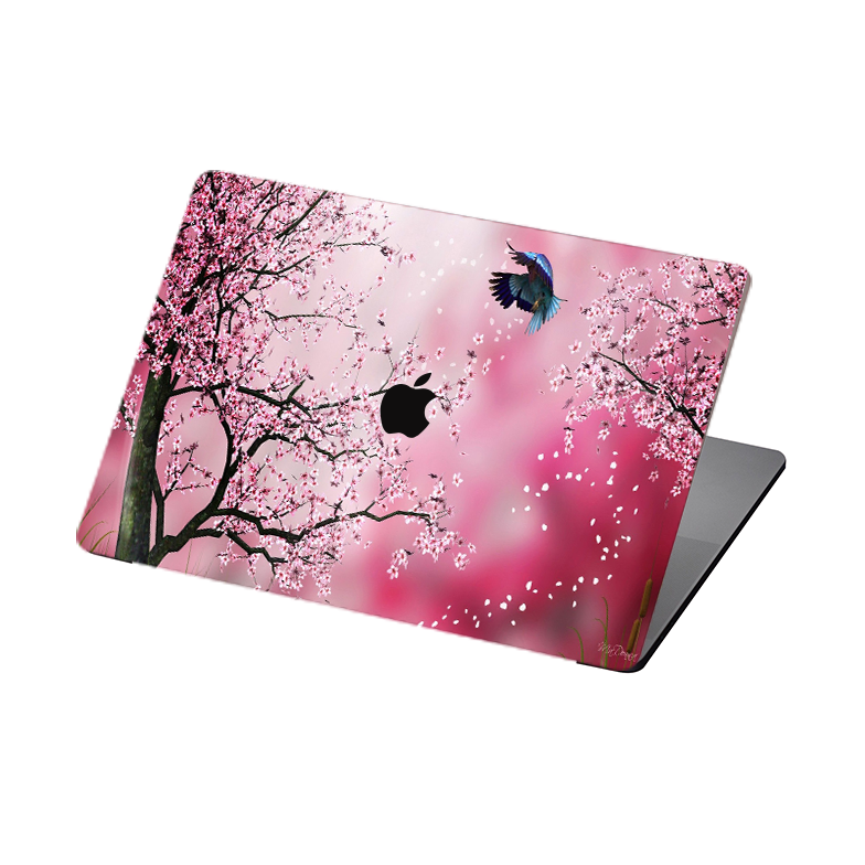 Pink Cherry Blossom MacBook