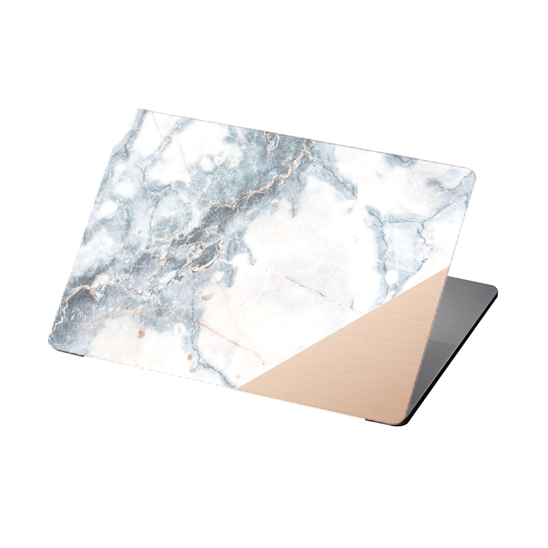 White Marble With A Touch MacBook
