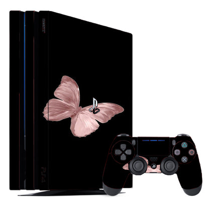 Baby Pink Butterfly Playstation 4