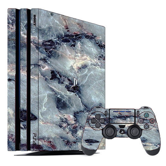 Blue Glassy Marble Playstation 4