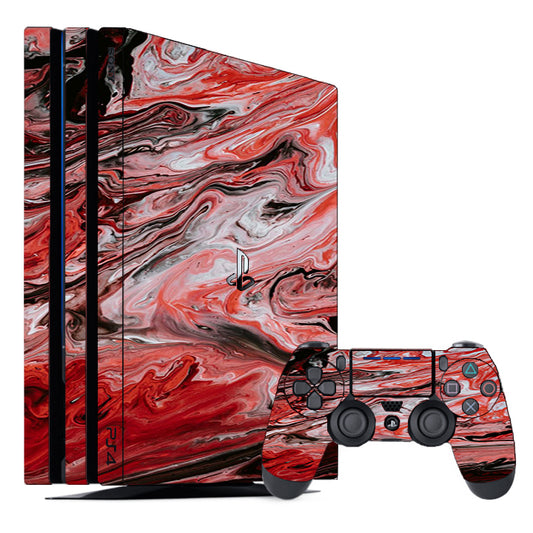 Red Swirl Playstation 4