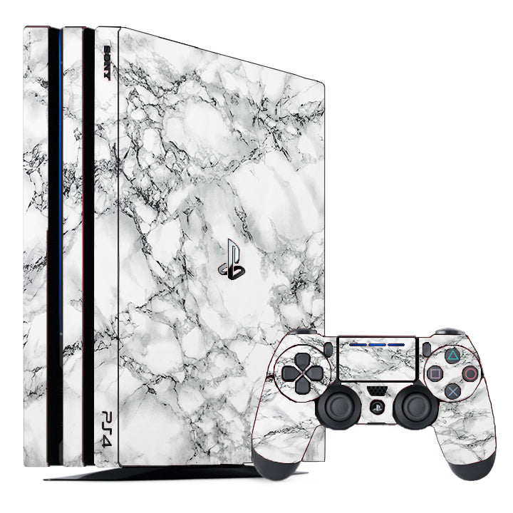 White And Black Marble Playstation 4