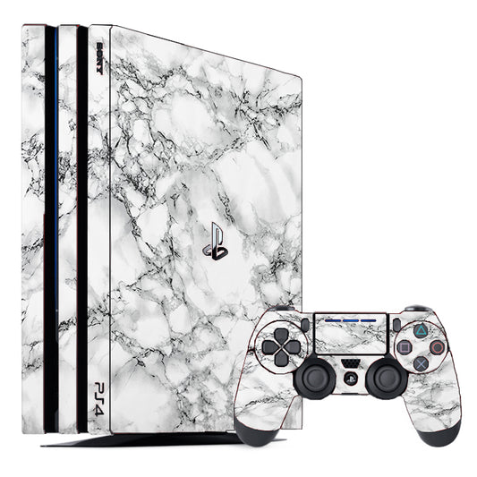 White And Black Marble Playstation 4